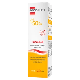 Emolium Suncare, mineralny spray ochronny SPF 50+ - 100 ml