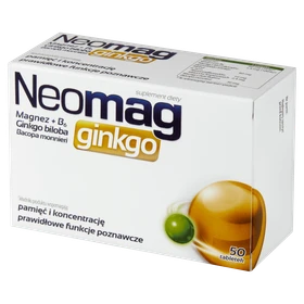 Neomag Ginkgo tabletki -  50 szt./opak