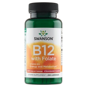 Swanson Witamina B12, suplement diety - 250 tabletek do ssania