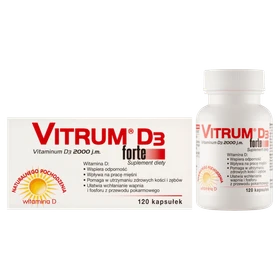 Vitrum D3 Forte 2000 j.m. kapsułki - 120 szt./opak