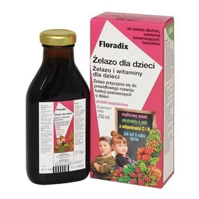 Floradix Żelazo dla dzieci płyn - 250 ml