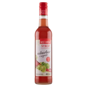 Nasze Domowe Syrop Rabarbar i Agrest - 400 ml