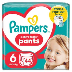 Pampers Pants 6 (15kg+), pieluchomajtki - 44 szt./opak