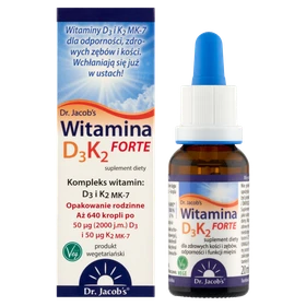 Dr. Jacob's Witamina D3K2 Forte krople doustne - 20 ml