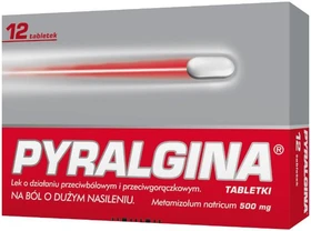 Pyralgina 500 mg tabletki - 12 szt./opak