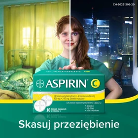 Aspirin C 400 mg+240 mg tabletki musujące - 10 szt./opak