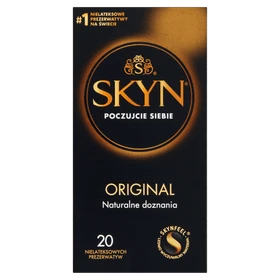 Unimil Skyn Original, prezerwatywy nielateksowe - 20 szt./opak
