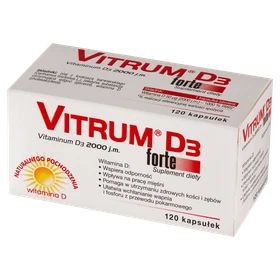 Vitrum D3 Forte 2000 j.m. kapsułki - 120 szt./opak