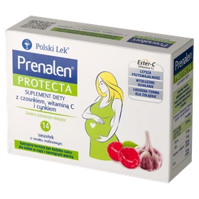 Prenalen Protecta smak malinowy proszek - 14 saszetek