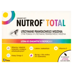 Nutrof Total z witaminą D3, suplement diety - 60 kapsułek