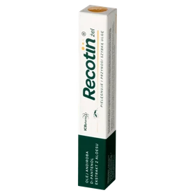Recotin żel, ukąszenia owadów, obrzęk, świąd - 20 ml