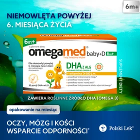 Omegamed Baby + D 6m+ kapsułki twist-off - 30 szt./opak
