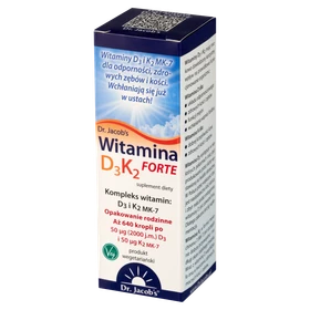 Dr. Jacob's Witamina D3K2 Forte krople doustne - 20 ml