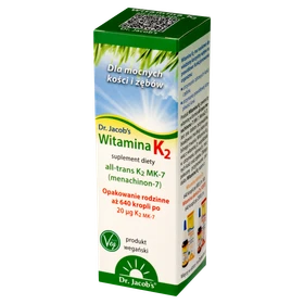 Dr. Jacob's Witamina K2 20 µg/kroplę krople doustne - 20 ml z kroplomierzem