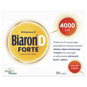 Biaron D Forte 4000 j.m. kapsułki miękkie - 90 szt./opak