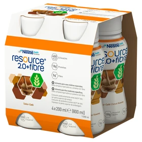Resource 2.0+FIBRE płyn o smaku kawowym - 4 x 200 ml