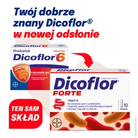 Dicoflor Forte 6 mld kapsułki - 10 szt./opak