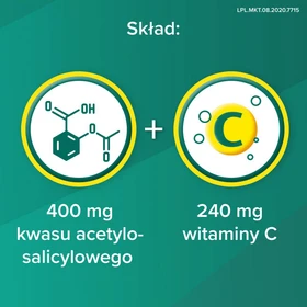 Aspirin C 400 mg+240 mg tabletki musujące - 10 szt./opak