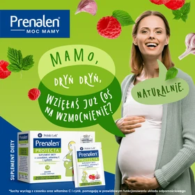 Prenalen Protecta smak malinowy proszek - 14 saszetek