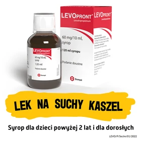 Levopront 60 mg/10 ml syrop - 120 ml