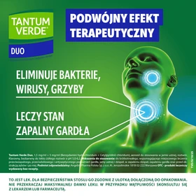 Tantum Verde Duo (1,5 mg + 5 mg)/ml aerozol do stosowania w jamie ustnej, roztwór - 15 ml
