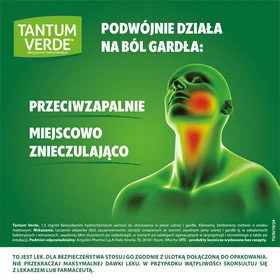 Tantum Verde 1,5 mg/ml aerozol do stosowania w jamie ustnej i gardle - 30 ml