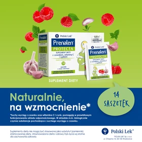 Prenalen Protecta smak malinowy proszek - 14 saszetek