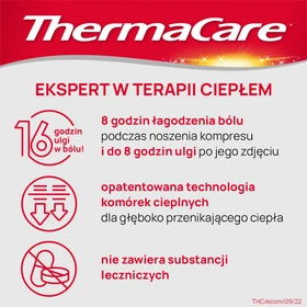ThermaCare na plecy i biodra kompres rozgrzewający - 2 szt./opak