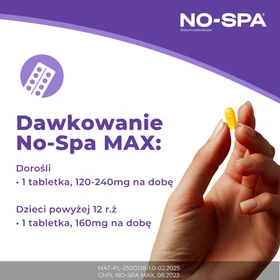 NO-SPA Max 80 mg tabletki powlekane - 24 szt./opak