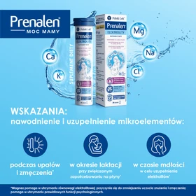 Prenalen Elektrolity tabletki musujące o smaku ananas-pomarańcza - 20 szt./opak