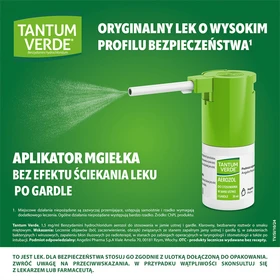 Tantum Verde 1,5 mg/ml aerozol do stosowania w jamie ustnej i gardle - 30 ml