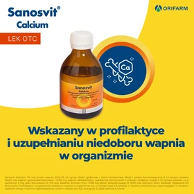 Sanosvit Calcium 114 mg Ca2+/5 ml syrop - 150 ml