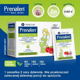 Prenalen Protecta smak malinowy proszek - 14 saszetek