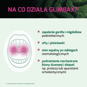 Glimbax 0,74 mg/ml roztwór do płukania j. ustnej i gardła - 200 ml