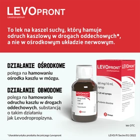 Levopront 60 mg/10 ml syrop - 120 ml
