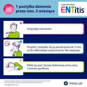 ENTitis pastylki do ssania (smak truskawkowy) - 30 szt./opak