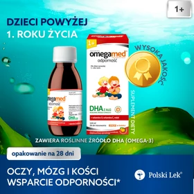 Omegamed Odporność 1+, suplement diety - 140 ml