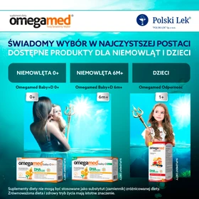 Omegamed Baby + D 6m+ kapsułki twist-off - 30 szt./opak