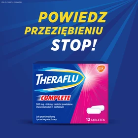 Theraflu Complete 500 mg+65 mg tabletki powlekane - 12 szt./opak