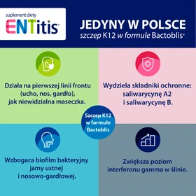 ENTitis pastylki do ssania (smak truskawkowy) - 30 szt./opak