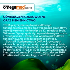 Omegamed Baby + D 6m+ kapsułki twist-off - 30 szt./opak