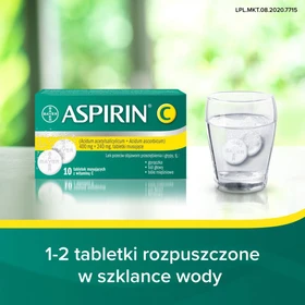 Aspirin C 400 mg+240 mg tabletki musujące - 10 szt./opak