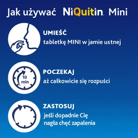 NiQuitin MINI 4 mg tabletki do ssania - 60 szt./opak